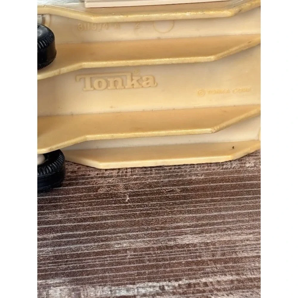 Vintage Tonka Steel Horse Trailer Toy Metal Beige Brown Kids Play‎ Vehicle